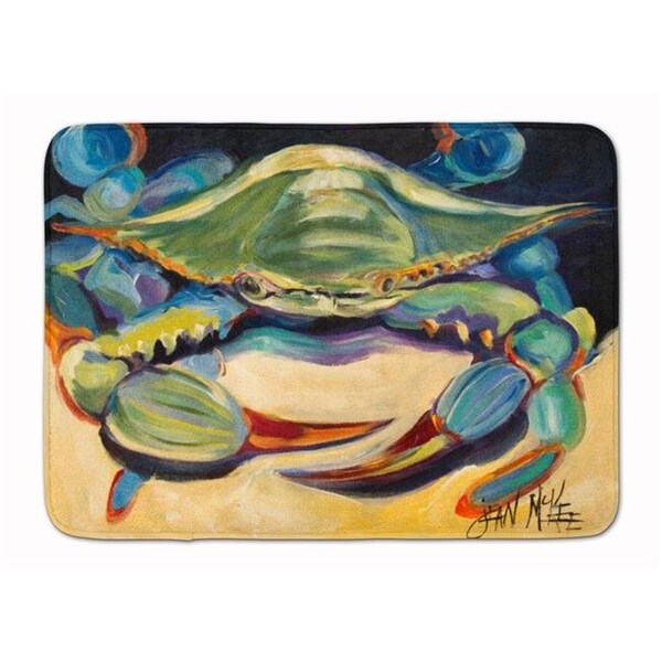 Carolines Treasures Carolines Treasures JMK1093RUG Blue Crab Machine Washable Memory Foam Mat JMK1093RUG - main